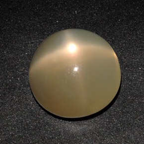 Pierre de lune étoilée crème naturelle transparent, 11,49 ct, transparent / translucide