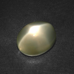 Pierre de lune étoilée crème naturelle transparent, 12,94 ct, transparent / translucide