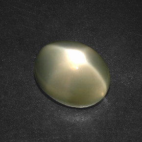 Pierre de lune étoilée crème naturelle transparent, 12,94 ct, transparent / translucide