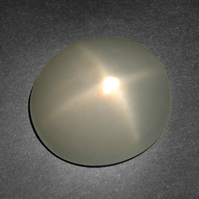 Pierre de lune étoilée Crème naturelle Transparent, 9.81 ct, Transparent / Translucide