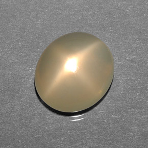 Pierre de lune étoilée Crème naturelle Transparent, 8.52 ct, Transparent / Translucide