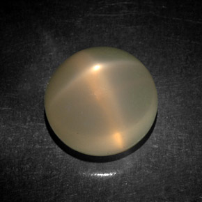 Pierre de lune étoilée Crème naturelle Transparent, 7.74 ct, Transparent / Translucide
