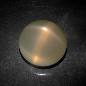 Pierre de lune étoilée Crème naturelle Transparent, 7.74 ct, Transparent / Translucide