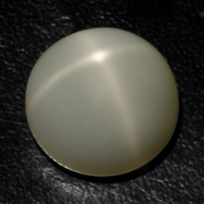 Pierre de lune étoilée crème naturelle transparent, 18,89 ct, transparent / translucide