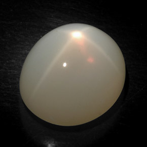 Pierre de lune étoilée Blanc laiteux naturelle Transparent, 16.47 ct, Transparent / Translucide