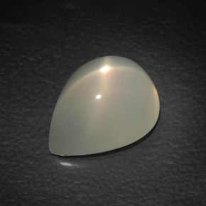 Pierre de lune étoilée Blanc laiteux naturelle Transparent, 5.95 ct, Transparent / Translucide