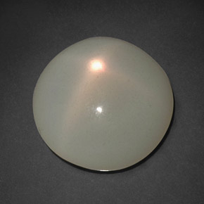 Pierre de lune étoilée crème naturelle transparent, 9,61 ct, transparent / translucide