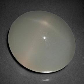 Pierre de lune étoilée crème naturelle transparent, 20,62 ct, transparent / translucide