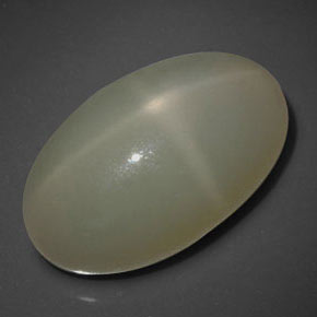 Pierre de lune étoilée crème naturelle transparent, 23,22 ct, transparent / translucide