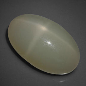 Pierre de lune étoilée crème naturelle transparent, 23,22 ct, transparent / translucide