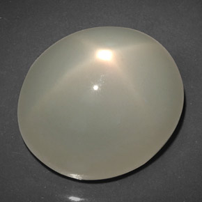 Pierre de lune étoilée Vert naturelle Transparent, 32.76 ct, Transparent / Translucide