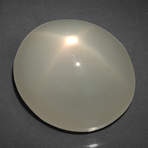 Pierre de lune étoilée Vert naturelle Transparent, 32.76 ct, Transparent / Translucide