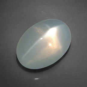 Pierre de lune étoilée crème naturelle transparent, 24,20 ct, transparent / translucide