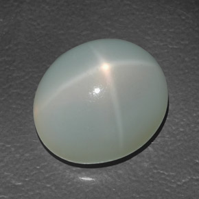 Pierre de lune étoilée crème naturelle transparent, 13,88 ct, transparent / translucide
