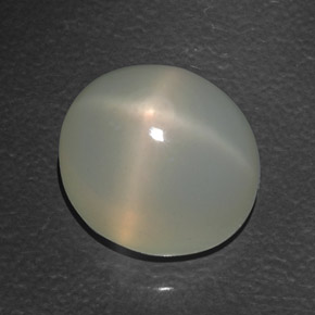 Pierre de lune étoilée crème naturelle transparent, 16,17 ct, transparent / translucide