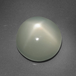 Pierre de lune étoilée crème naturelle coupe roude, 6,95 ct, translucide