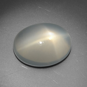 Pierre de lune étoilée Crème naturelle Coupe ovale, 10.39 ct, Translucide