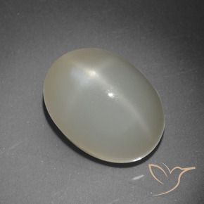 Pierre de lune étoilée Jaune clair naturelle Coupe ovale, 8.83 ct, Translucide