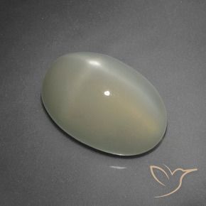 Pierre de lune étoilée Jaune clair naturelle ovale, 7.47 ct, Translucide