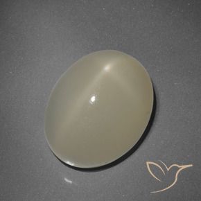 Pierre de lune étoilée Marron clair naturelle ovale, 7.55 ct, Translucide