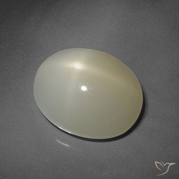 7.80ct Naturel Brun terre Pierre de lune étoilée, ovale, Translucide