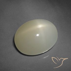 Pierre de lune étoilée Brun terre naturelle ovale, 7.80 ct, Translucide