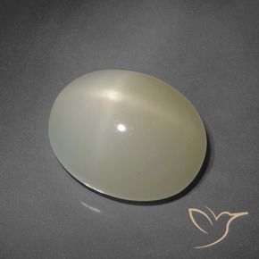 Pierre de lune étoilée Brun terre naturelle ovale, 7.80 ct, Translucide