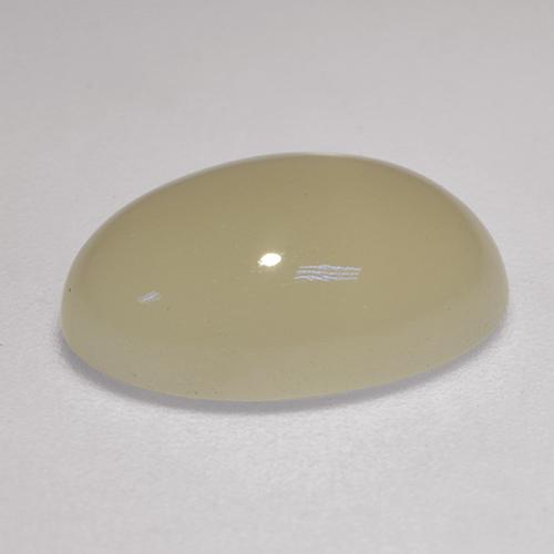 Pierre de lune étoilée marron naturelle coupe ovale, 5,20 ct, translucide