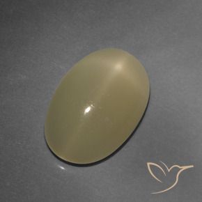 Pierre de lune étoilée Brun tortilla léger naturelle ovale, 4.86 ct, Translucide