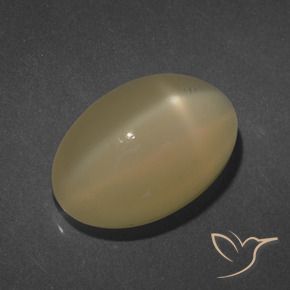 Pierre de lune étoilée Orange brunâtre naturelle ovale, 7.25 ct, Translucide