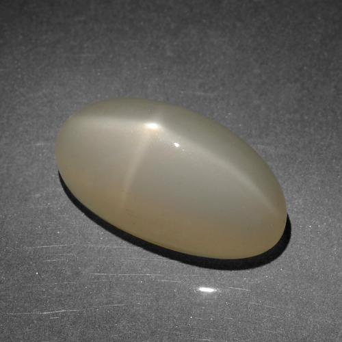 Pierre de lune étoilée Brun chaud et léger naturelle Coupe ovale, 8.52 ct, Translucide