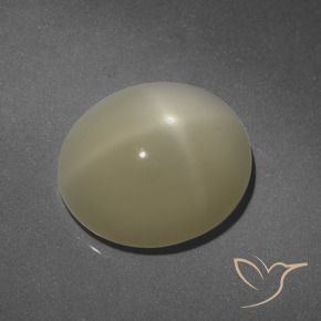 Pierre de lune étoilée Brun chaud et léger naturelle ovale, 6.51 ct, Translucide