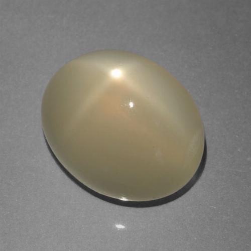 Pierre de lune étoilée Brun chaud et léger naturelle Coupe ovale, 7.15 ct, Translucide