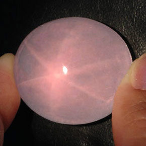 Quartz rose étoilé rose naturelle transparent, 167,45 ct, transparent / translucide