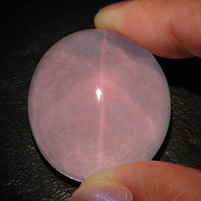 Quartz rose étoilé rose naturelle transparent, 101,45 ct, transparent / translucide