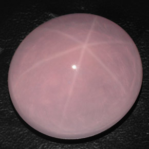 Quartz rose étoilé rose naturelle transparent, 93,25 ct, transparent / translucide