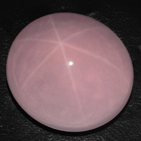 Quartz rose étoilé rose naturelle transparent, 93,25 ct, transparent / translucide