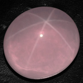 Quartz rose étoilé rose naturelle transparent, 163,20 ct, transparent / translucide