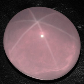 Quartz rose étoilé rose naturelle transparent, 163,20 ct, transparent / translucide