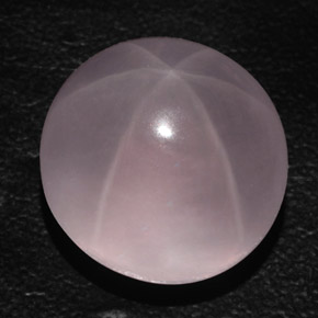 Quartz rose étoilé Rose naturelle Coupe ovale, 50.41 ct, Transparent