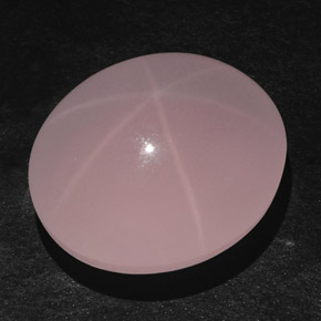 Quartz rose étoilé rose naturelle transparent, 83,38 ct, transparent / translucide