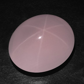 Quartz rose étoilé Rose naturelle Transparent, 100.90 ct, Transparent / Translucide