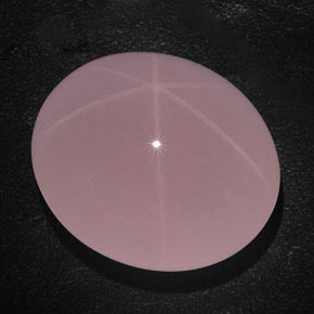 Quartz rose étoilé rose naturelle transparent, 132,70 ct, transparent / translucide