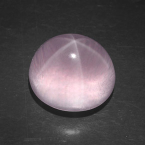 Quartz rose étoilé Rose naturelle Coupe ovale, 6.01 ct, Transparent