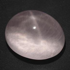 Quartz rose étoilé Rose léger naturelle Coupe ovale, 57.39 ct, Transparent
