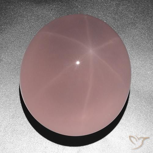 263.05ct Naturel Rose Quartz rose étoilé, ovale, Translucide
