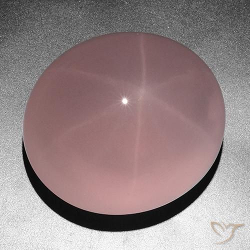 Quartz rose étoilé Rose naturelle ovale, 263.05 ct, Translucide