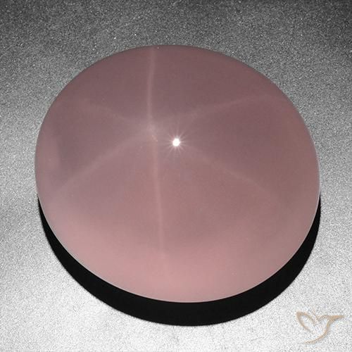 Quartz rose étoilé Rose naturelle ovale, 263.05 ct, Translucide
