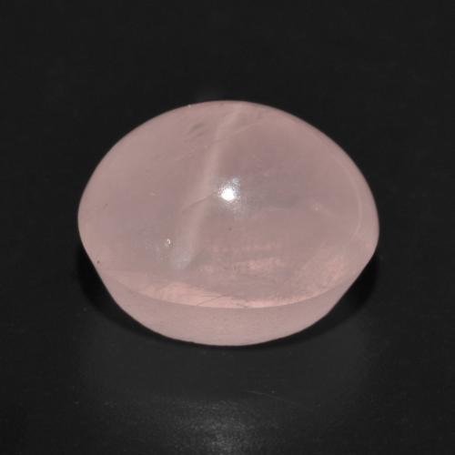 Quartz rose étoilé Rose chair naturelle Coupe ovale, 7.77 ct, Translucide