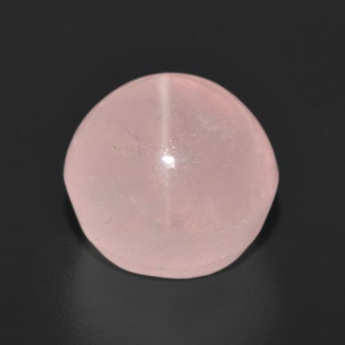 Quartz rose étoilé Rose moyen naturelle Coupe roude, 8.71 ct, Translucide